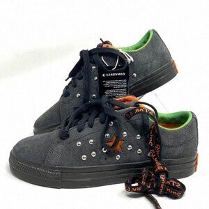 Converse One Star A Burning Star Black Sneakers Suede A01763C Size Women's Low